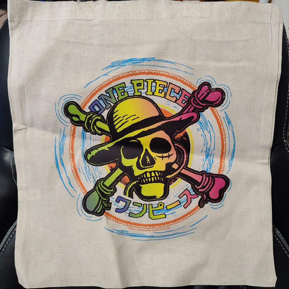One Piece Tote Bag Straw Hats Crew Symbol Official Anime OP Collectible Handbag